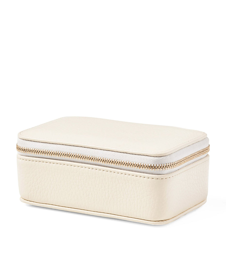 Medium Leather Travel Jewellery Box