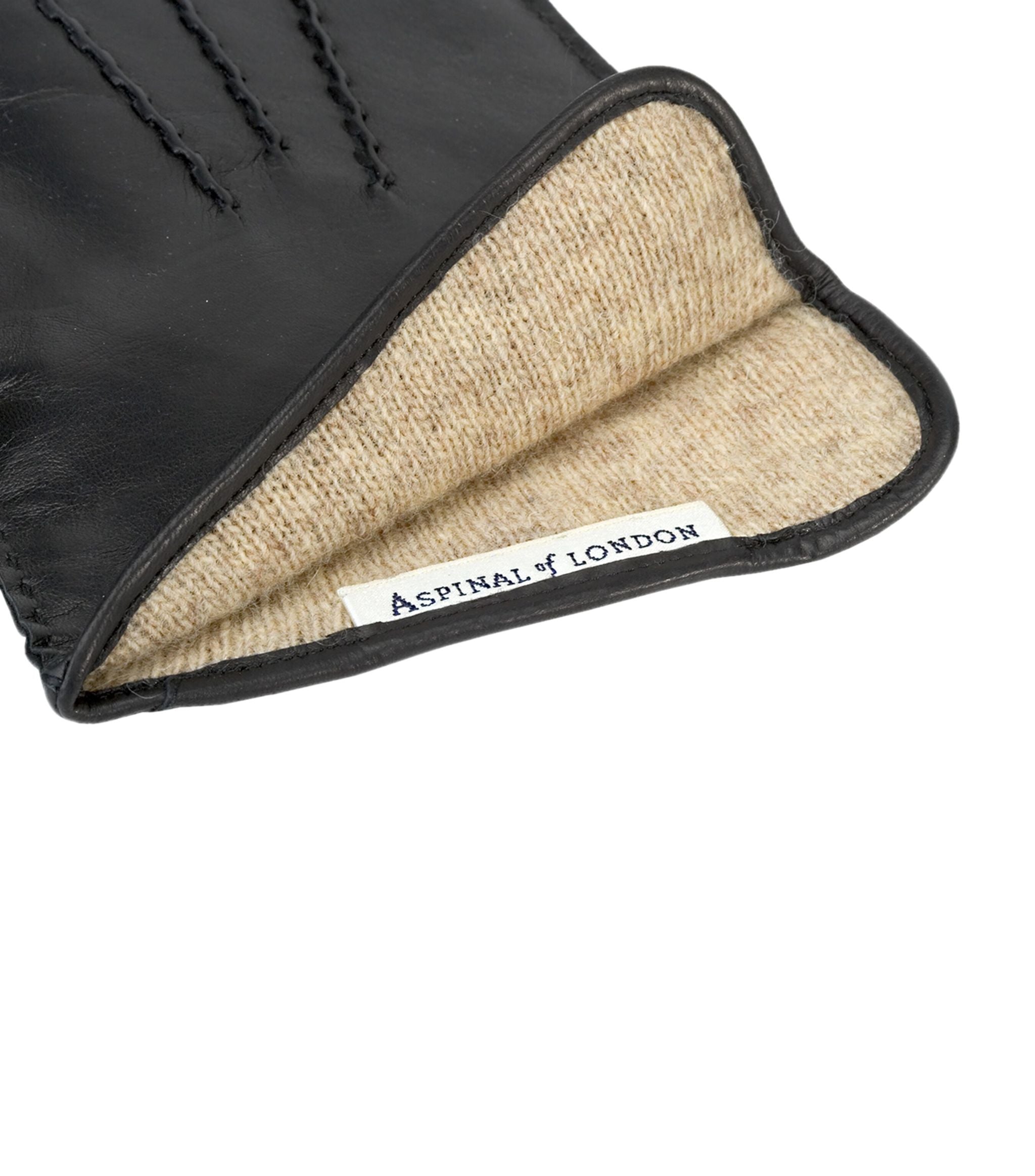 Wool-Cashmere Lined Leather Gloves (Medium) GOODS Harrods   