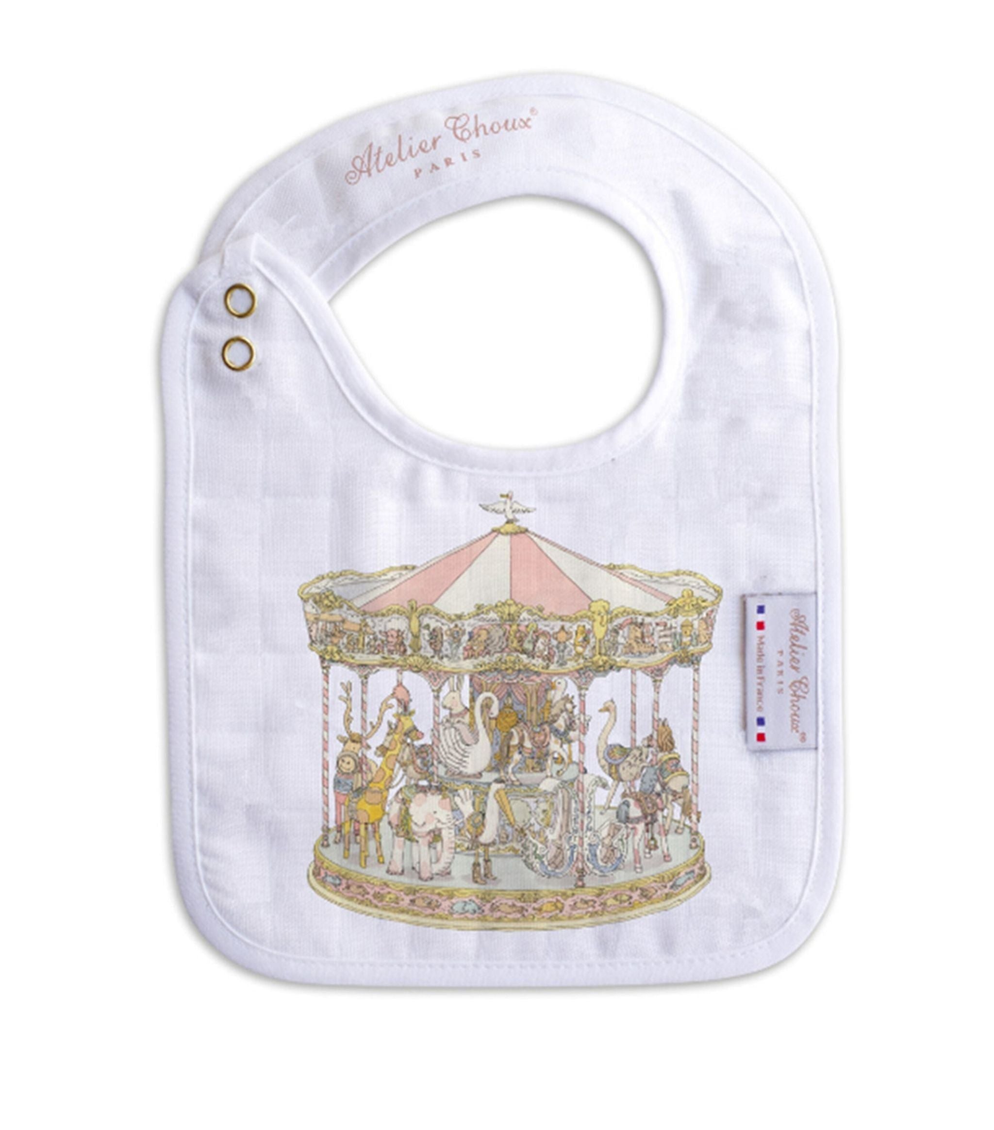 Small Cotton Carousel Bib GOODS Harrods   