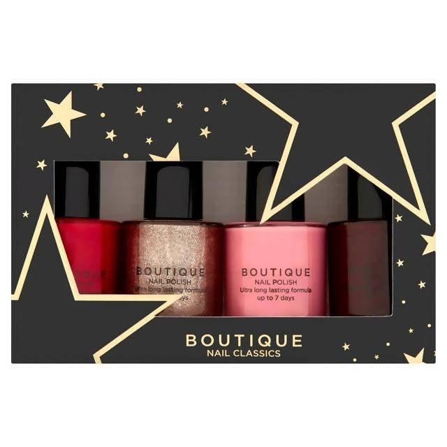 Boutique Nail Classics 4x10ml All Sainsburys   