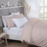 Purity Home Easy-care 400 Thread Count Cotton 3 Piece Bed Set, Blush in 4 Sizes Bed Set Costco UK   