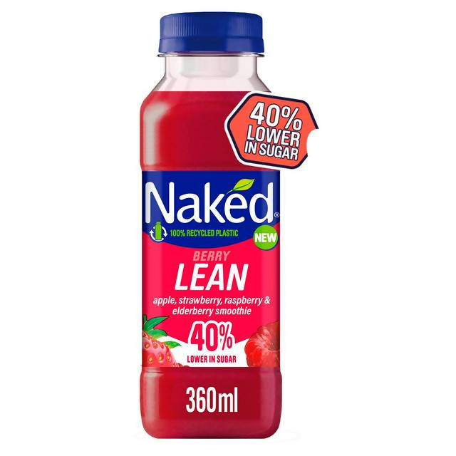 Naked Berry Lean Mixed Berries Smoothie 360ml All juice & smoothies Sainsburys   