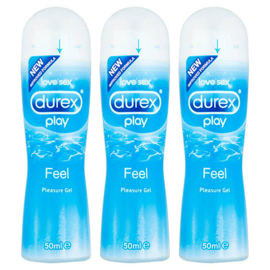 Durex Play Feel Lubricant, 3 x 50ml Family Planning & Sexual Health Costco UK   