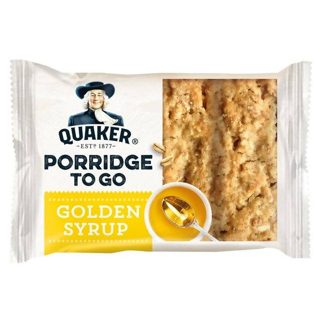 Quaker Porridge To Go Golden Syrup Breakfast Bar 55g