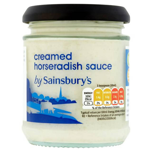 Sainsbury's Creamed Horseradish Sauce 160ml GOODS Sainsburys   