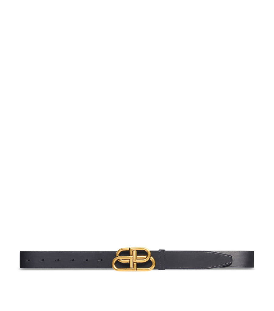 Leather Logo Belt