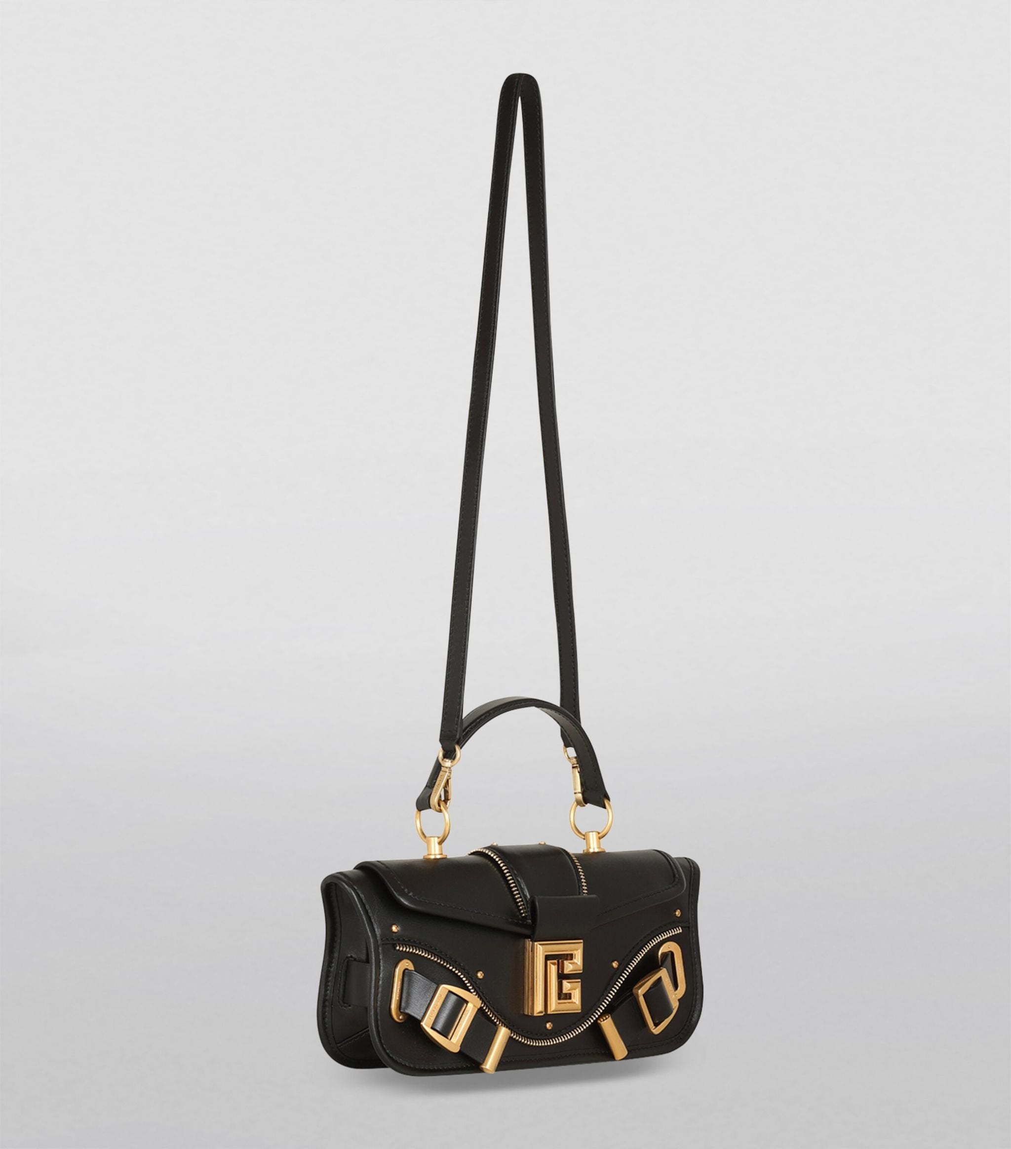 Leather Blaze Top-Handle Bag Miscellaneous Harrods   