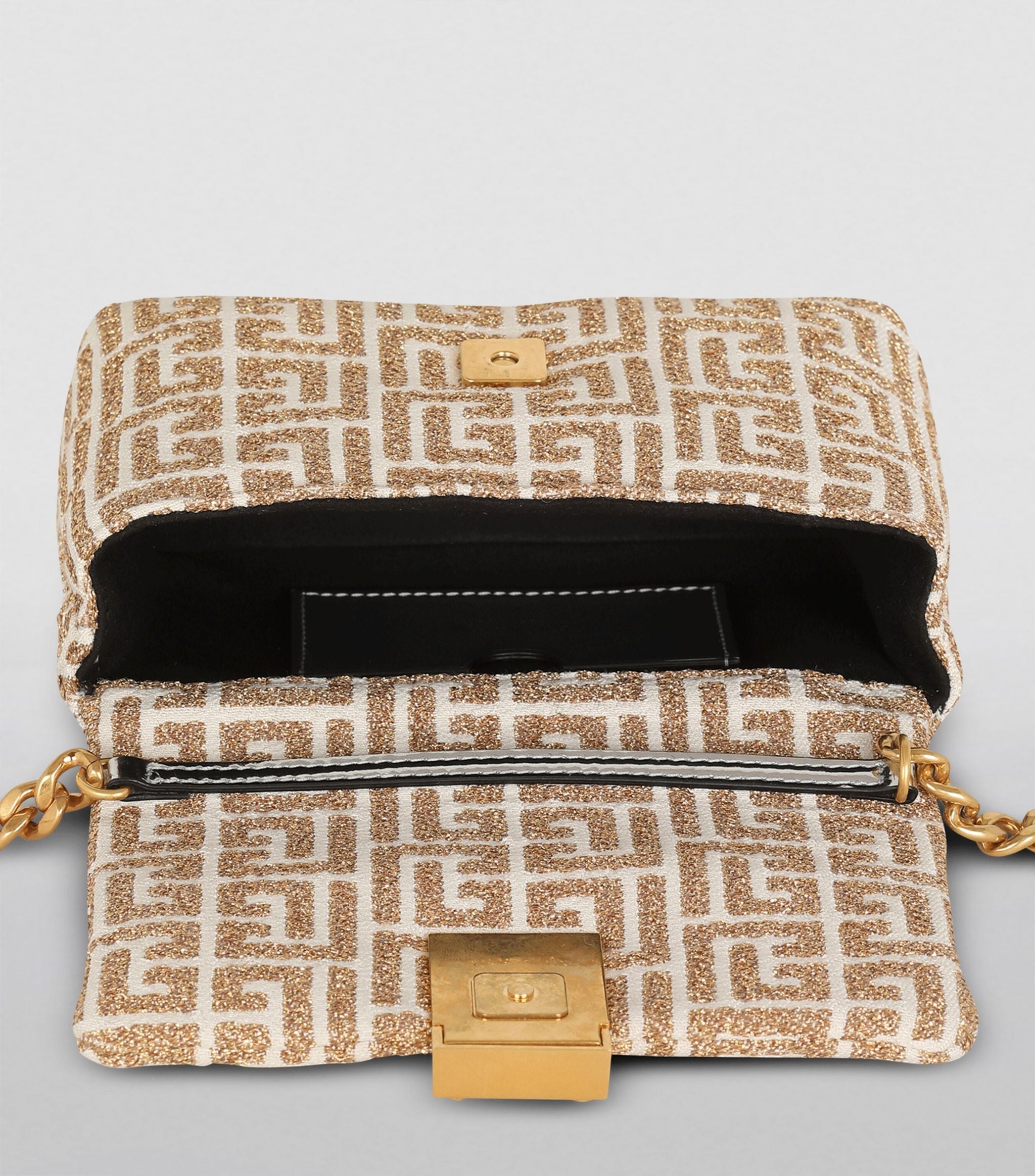 Mini Monogram Jacquard 1945 Soft Shoulder Bag GOODS Harrods   