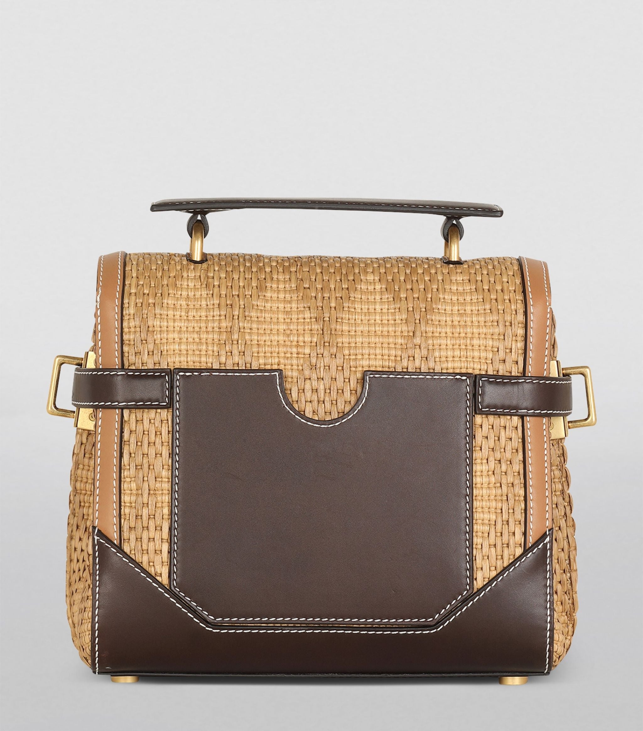 Raffia B-Buzz 23 Top-Handle Bag Miscellaneous Harrods   