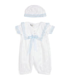 Satin Playsuit and Cap Set (0-12 Months) GOODS Harrods   