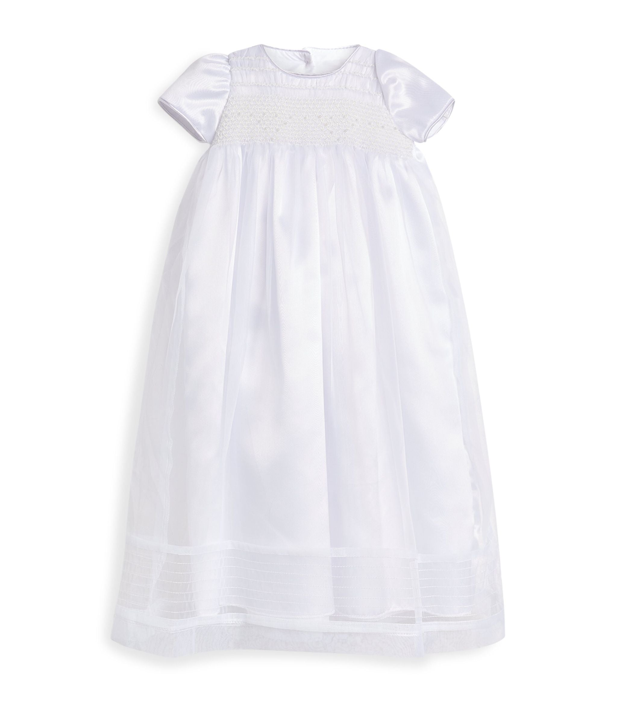 Tulle Christening Dress and Bonnet Set (0-12 Months) GOODS Harrods   