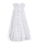 Tulle Christening Dress and Bonnet Set (0-12 Months) GOODS Harrods   