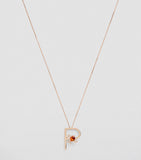 Rose Gold, Diamond and Citrine Letter ‘P’ Necklace Miscellaneous Harrods   