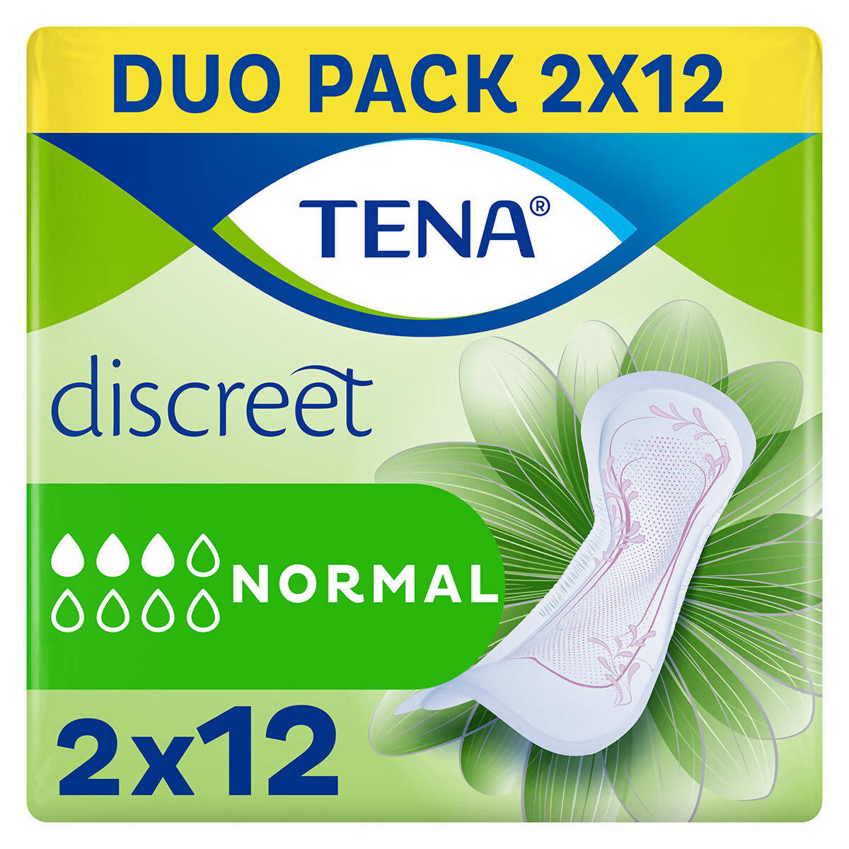 Tena Lady Discreet Normal, 2 x 24 Pads Incontinence Costco UK   