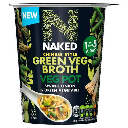 Naked Veg Pot Chinese Green Veg Broth 60g Instant snack & meals Sainsburys   