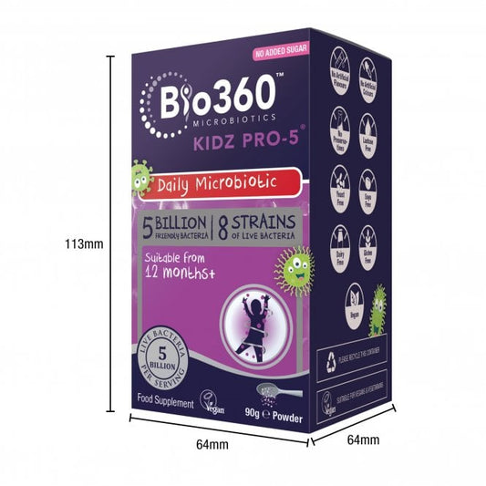 Bio360 Kidz Pro-5 (5 Billion Bacteria) - McGrocer