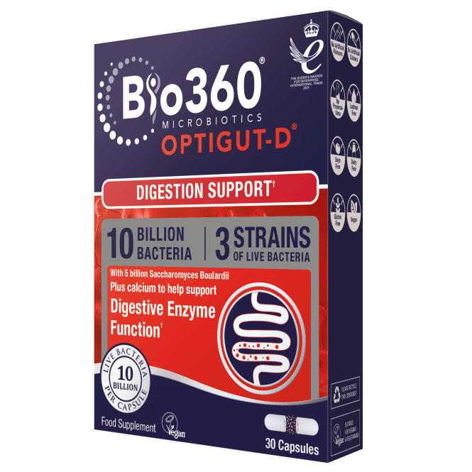 Bio360 OptiGUT-D (10 Billion Bacteria)