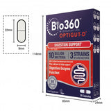 Bio360 OptiGUT-D (10 Billion Bacteria) Vegan McGrocer Direct   