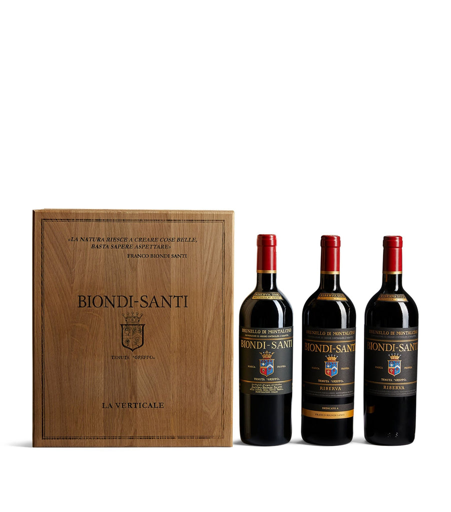 MV Brunello Riserva 'La Verticale' Wine Case (3 Bottles) - Tuscany, Italy