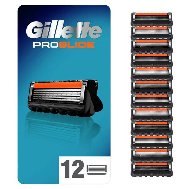 Gillette ProGlide Men's Razor Blades x12