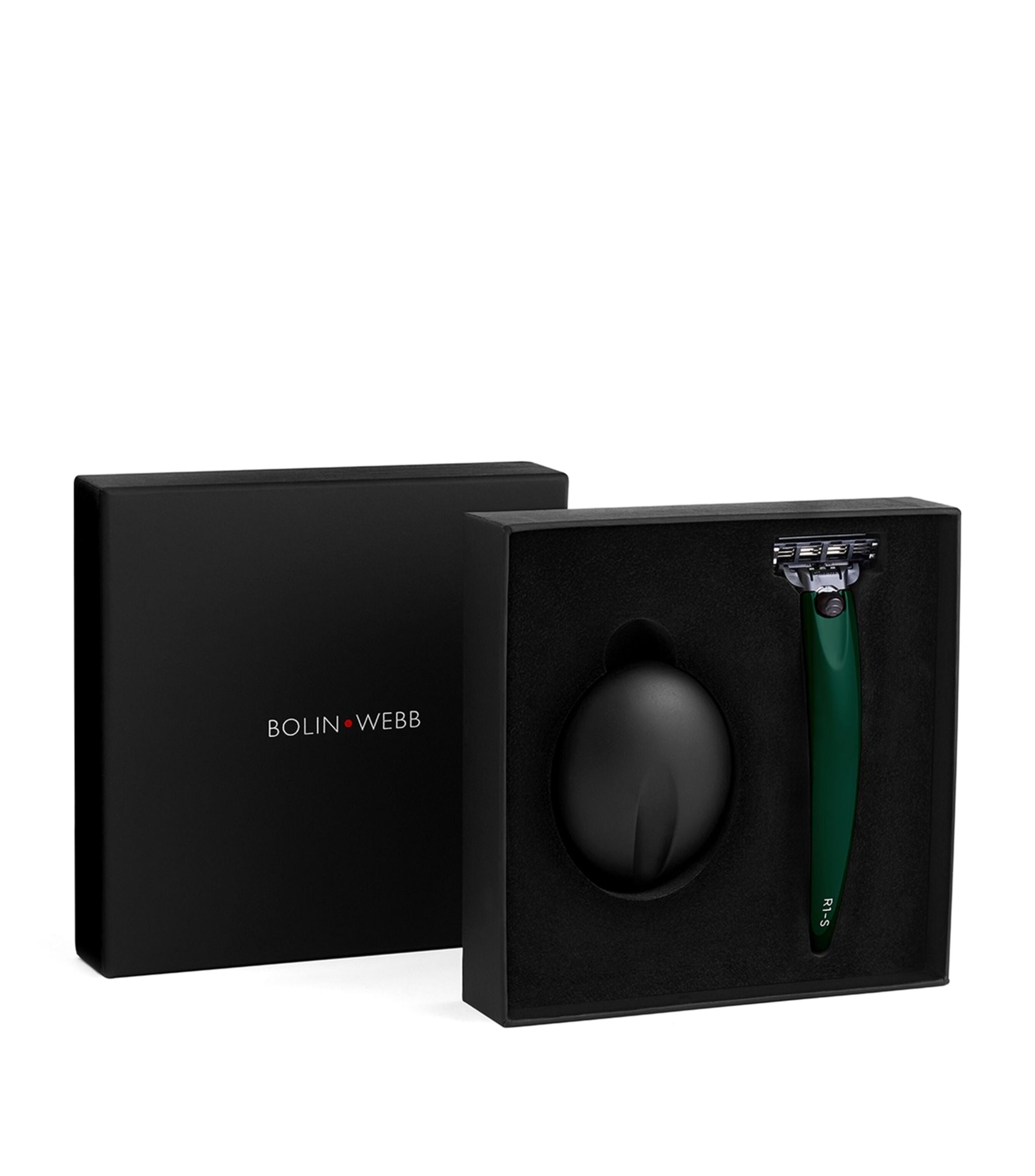 R1 British Racing Green Razor Set GOODS Harrods   