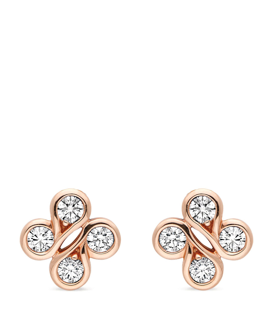 Rose Gold and Diamond Be Boodles Earrings