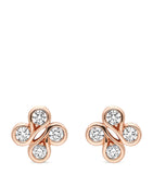 Rose Gold and Diamond Be Boodles Earrings GOODS Harrods   