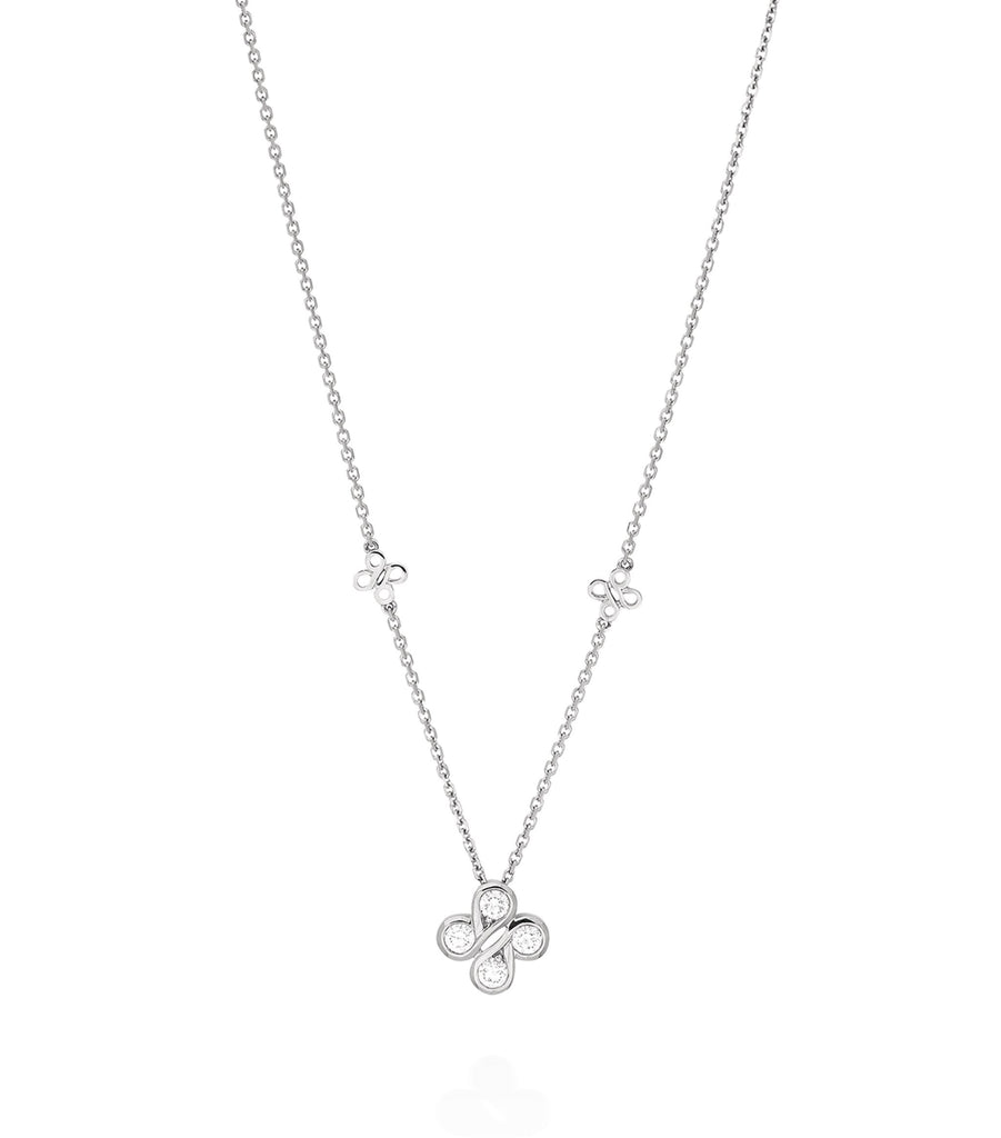 White Gold and Diamond Be Boodles Pendant