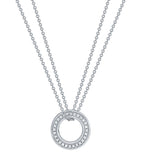 White Gold and Diamond Roulette Pendant Necklace GOODS Harrods   