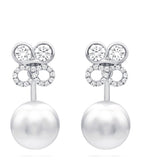 White Gold, Diamond and Pearl Be Boodles Earrings GOODS Harrods   