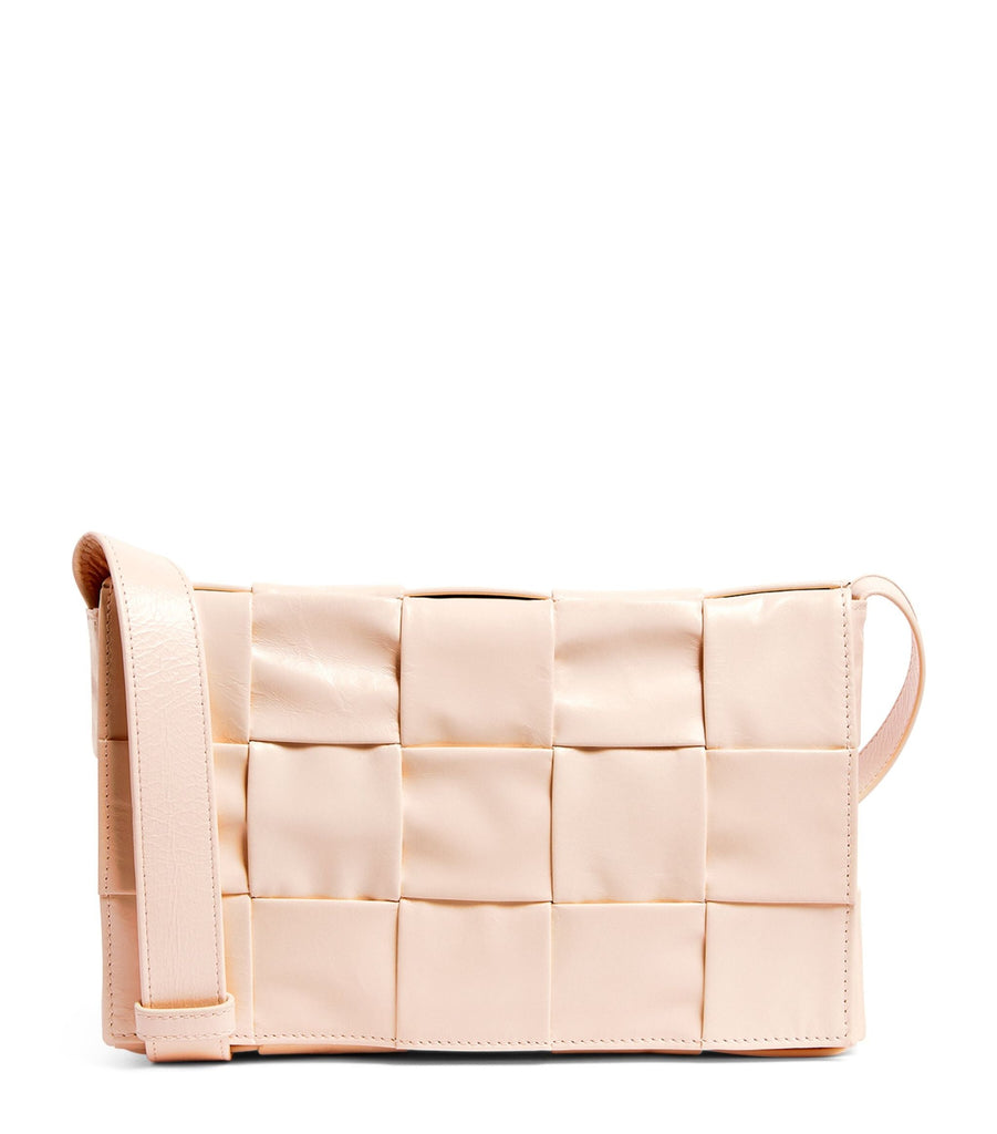 Large Leather Cassette Cross-Body Bag