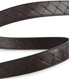 Leather Intrecciato Belt GOODS Harrods   