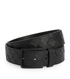 Leather Intrecciato Belt GOODS Harrods   