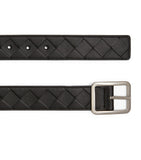 Leather Intrecciato Belt GOODS Harrods   