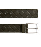 Leather Intrecciato Belt GOODS Harrods   