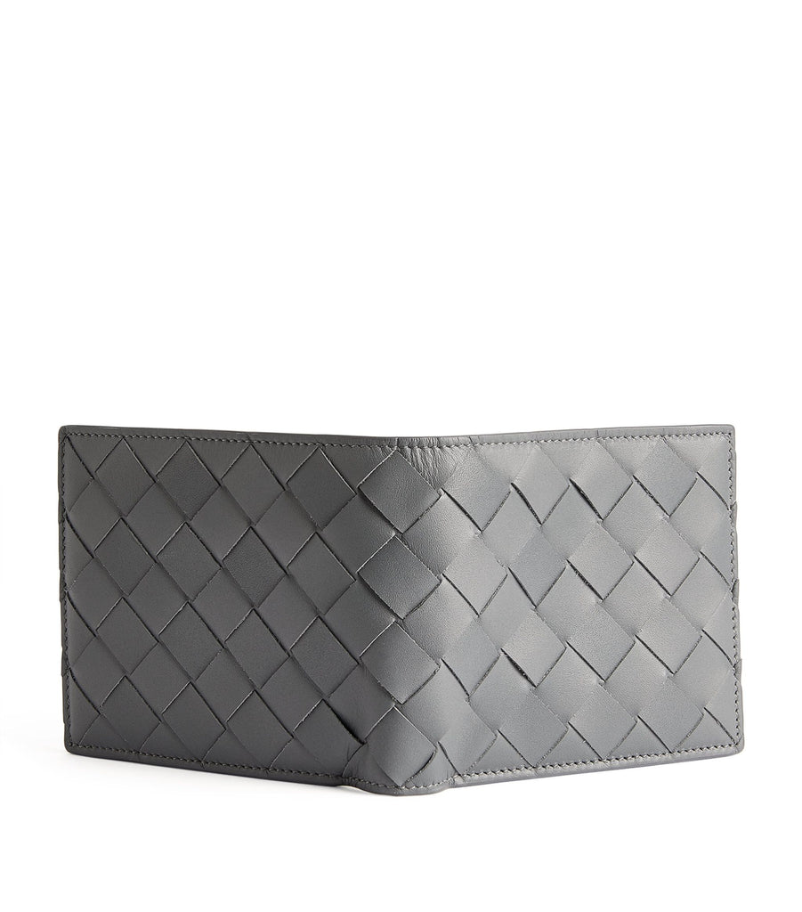 Leather Intrecciato Bifold Wallet