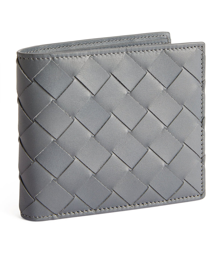 Leather Intrecciato Bifold Wallet