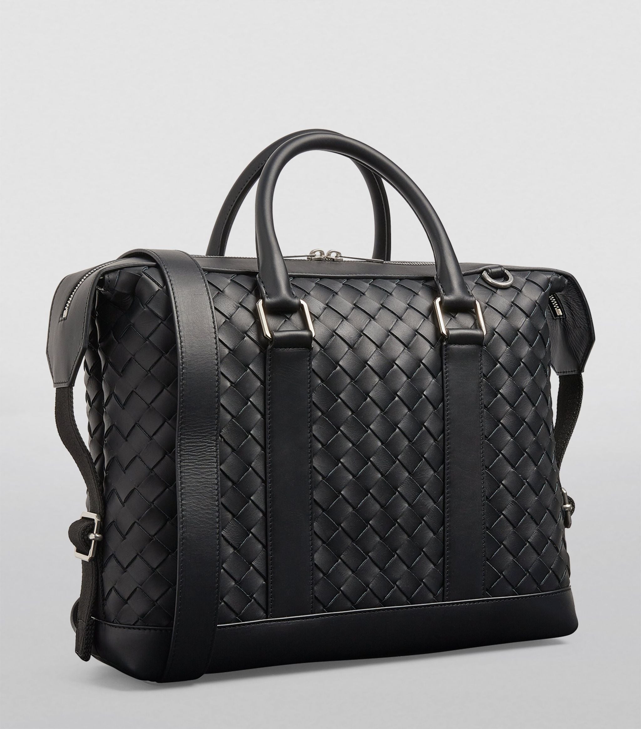 Leather Intrecciato Briefcase GOODS Harrods   