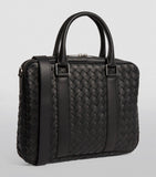 Leather Intrecciato Briefcase GOODS Harrods   