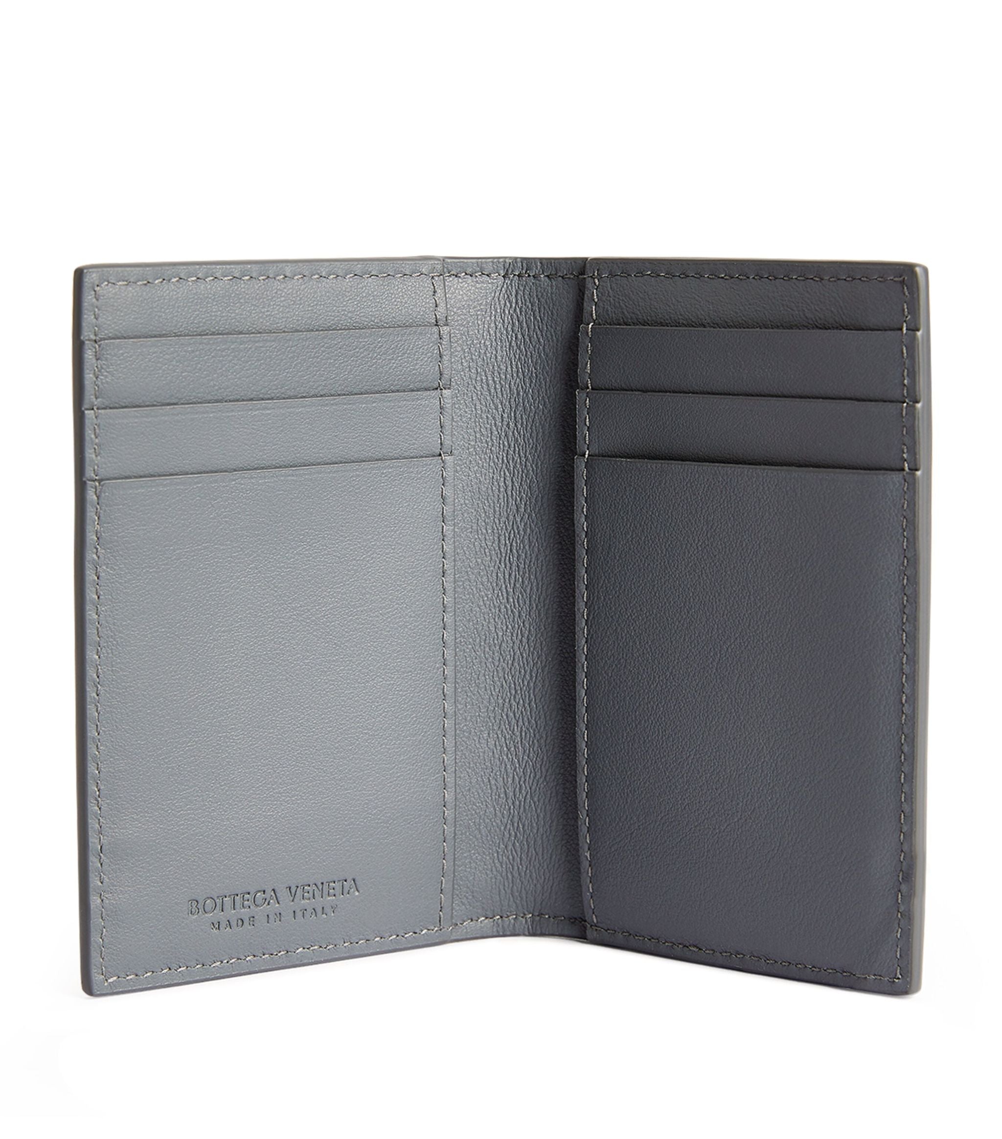 Leather Intrecciato Card Holder GOODS Harrods   