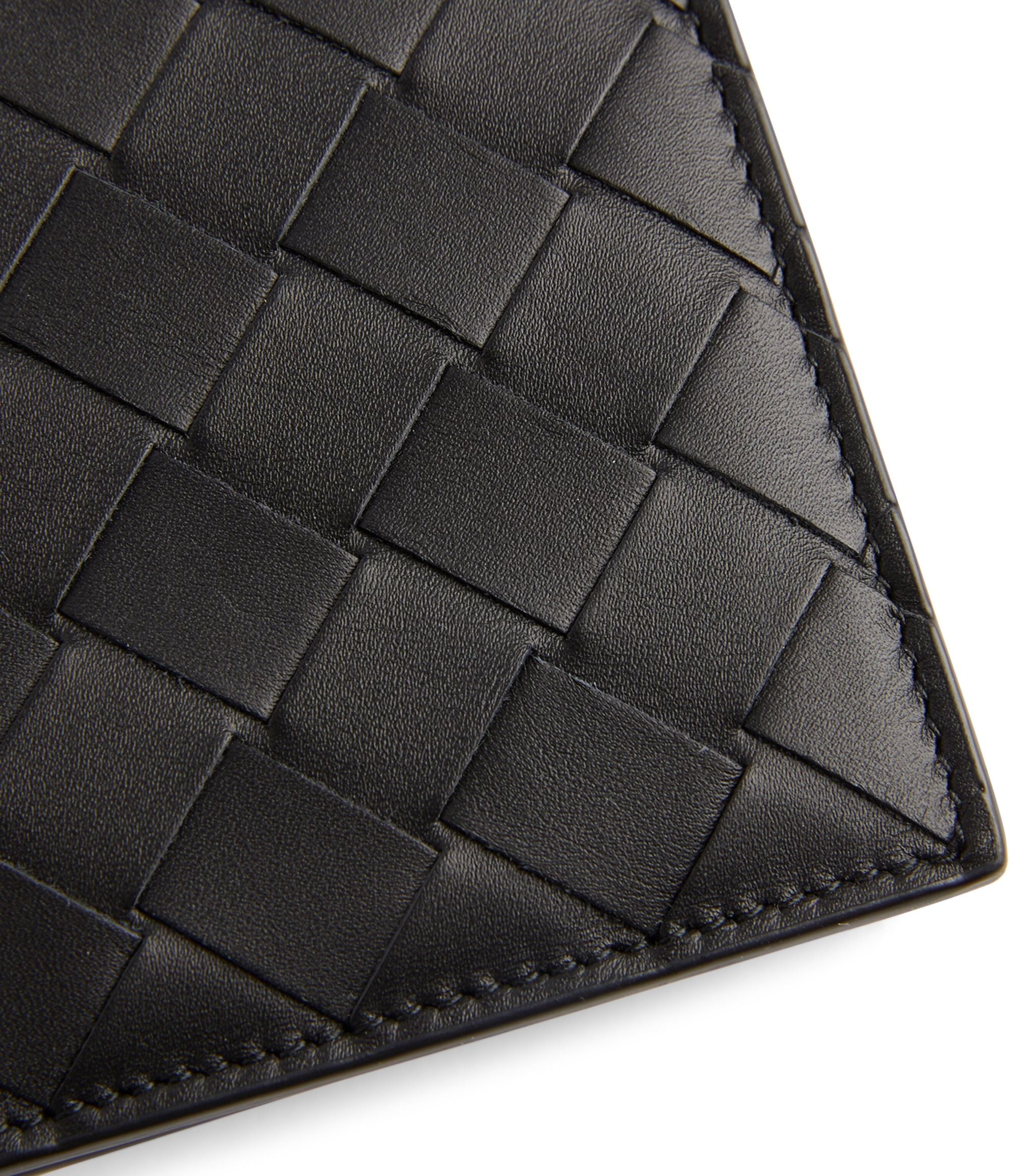 Leather Intreccio Bifold Wallet GOODS Harrods   