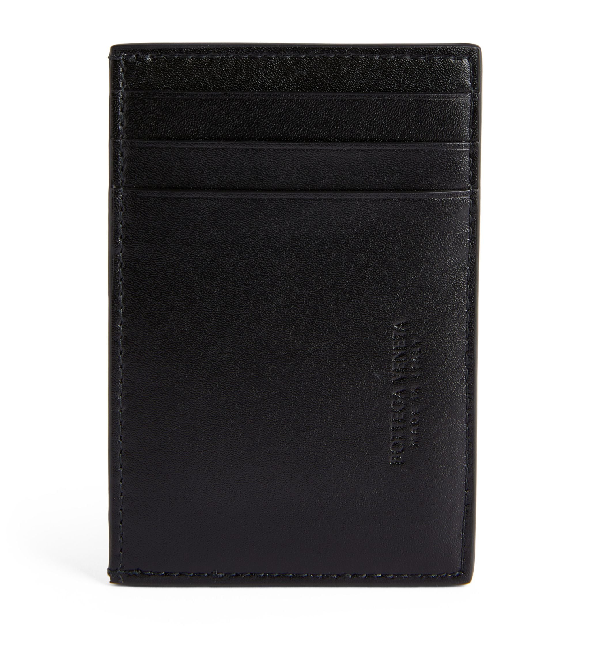 Leather Maxi Intrecciato Card Holder GOODS Harrods   