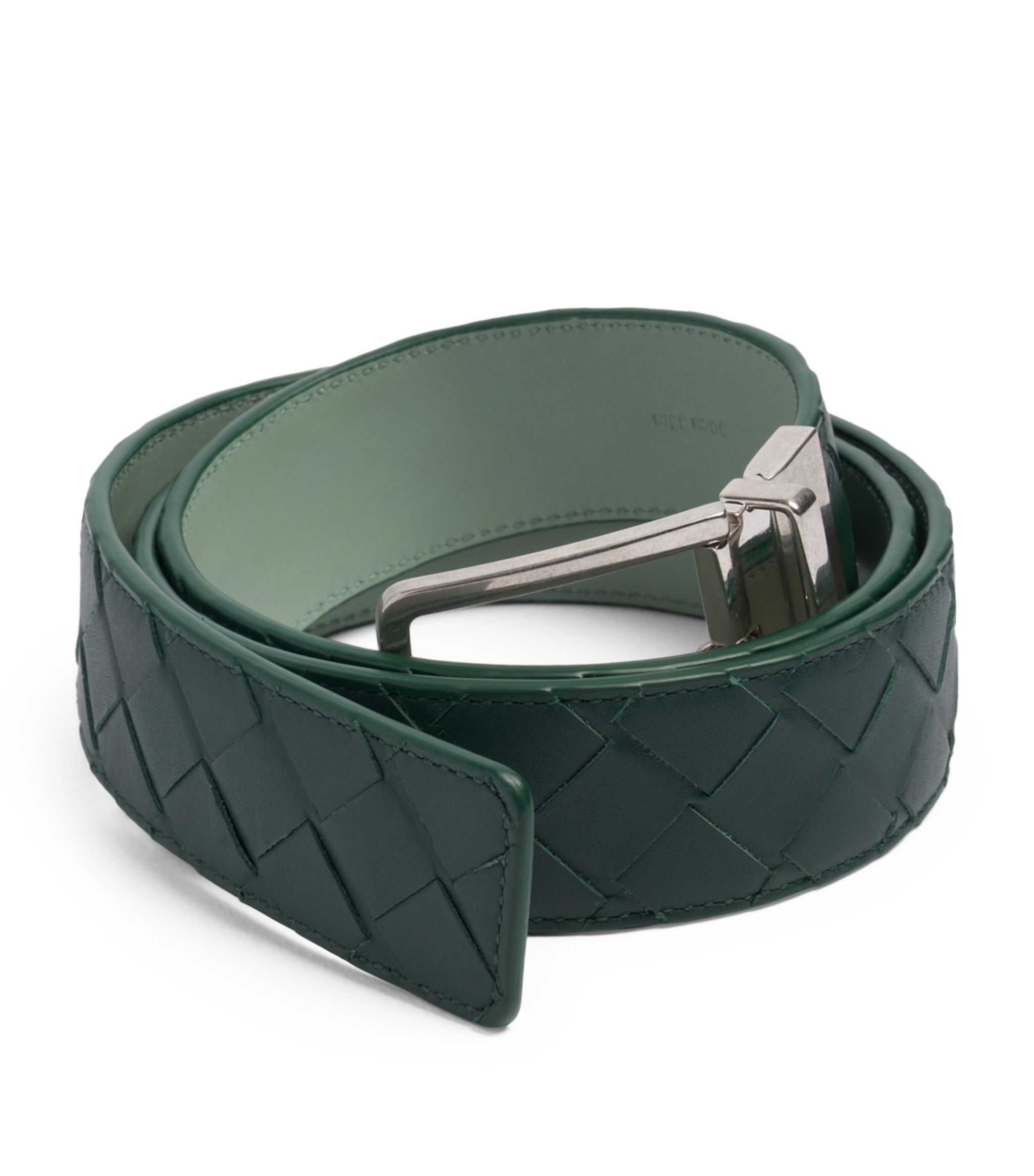 Leather Reversible Intrecciato Belt Miscellaneous Harrods   