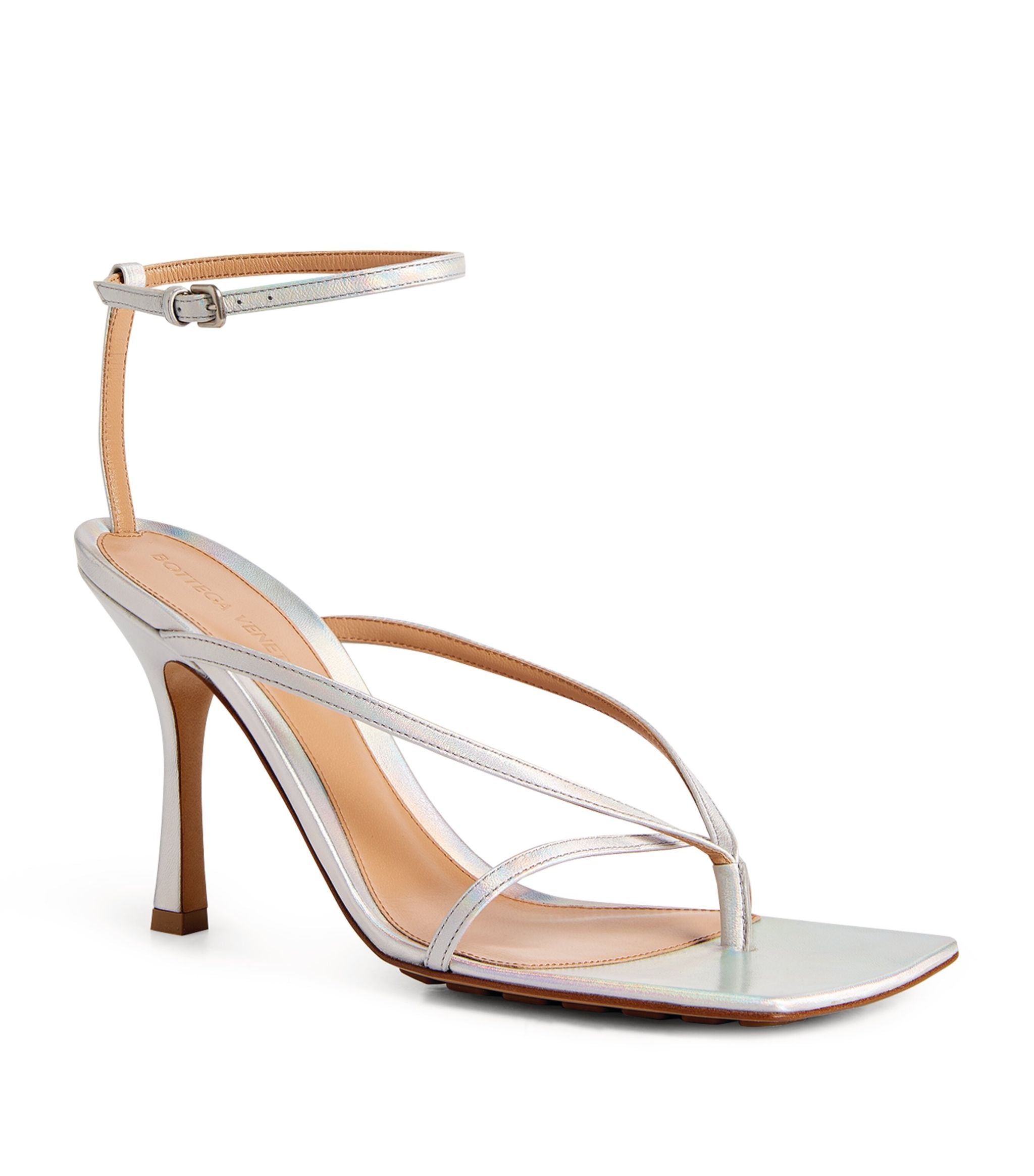 Metallic Stretch Sandals GOODS Harrods   