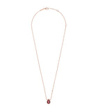 Extra Small Rose Gold, Diamond and Garnet Serpent Bohème Motif Necklace Miscellaneous Harrods   