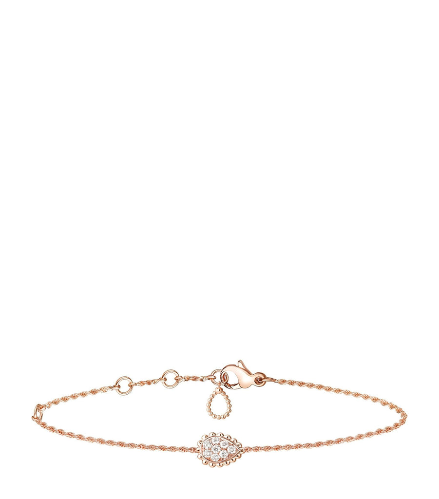 Extra Small Rose Gold Serpent Bohème Motif Bracelet