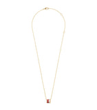 Mini Yellow Gold Quatre Red Necklace GOODS Harrods   