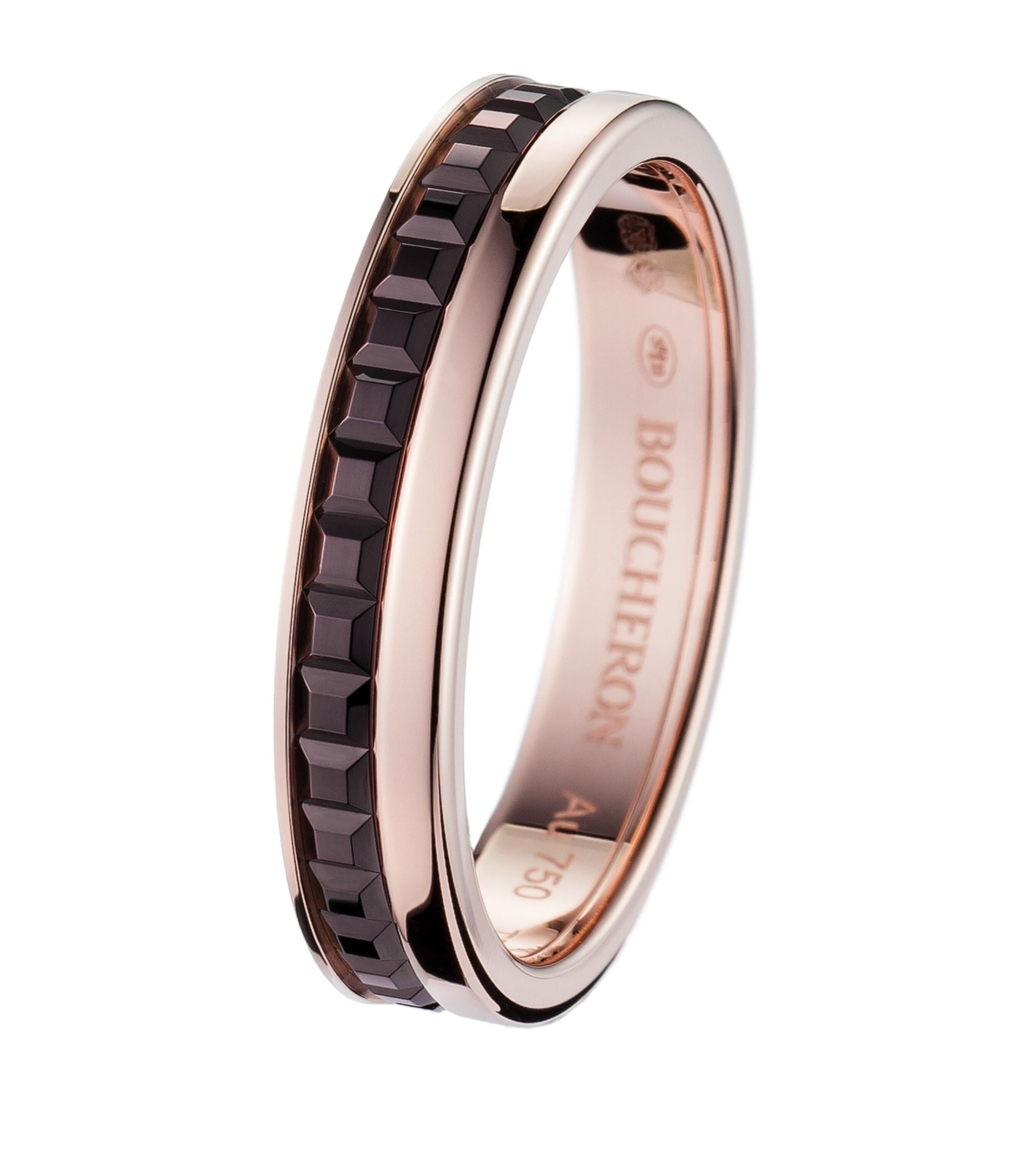 Rose Gold Quatre Classique Wedding Band GOODS Harrods   