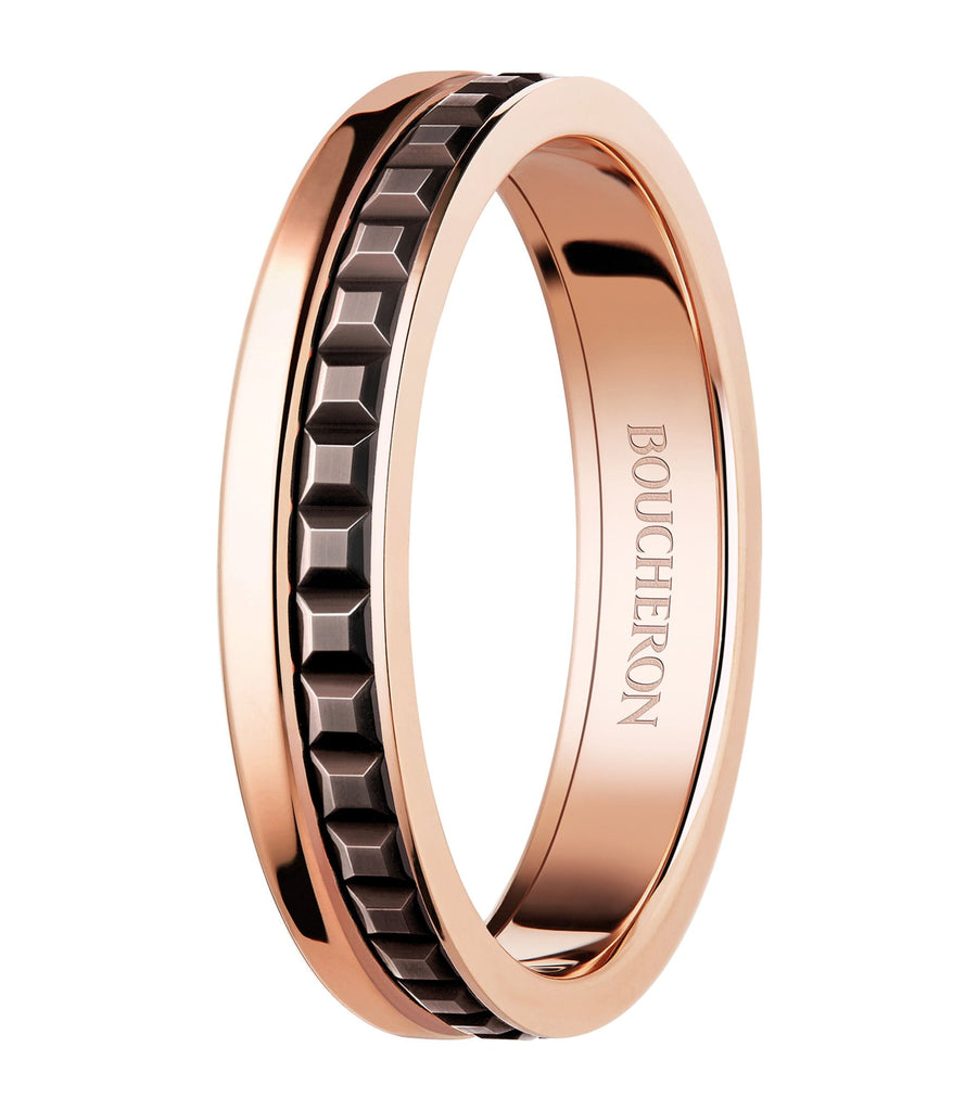 Rose Gold Quatre Classique Wedding Band