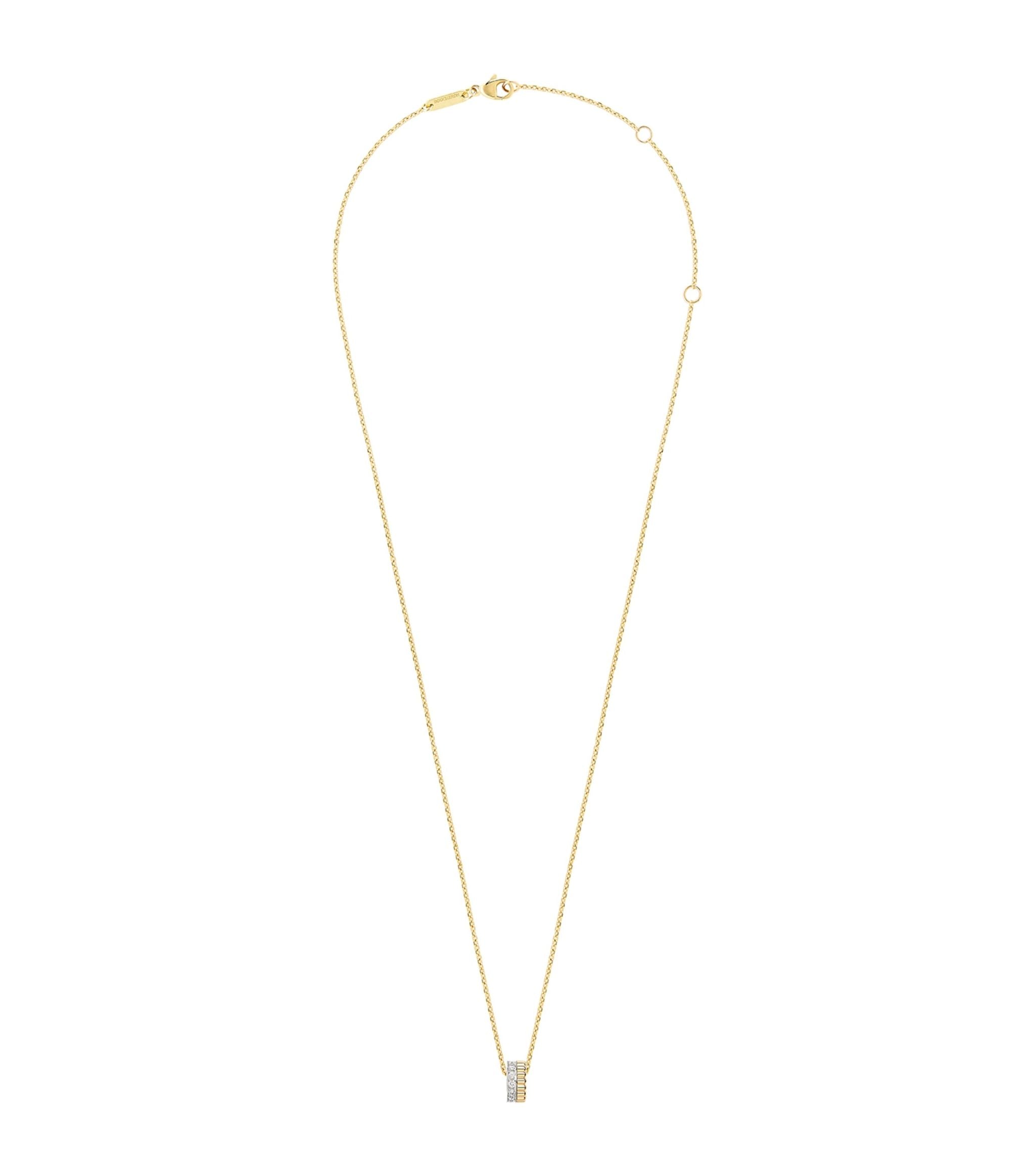 Yellow Gold and Diamond Quatre Radiant Edition Necklace GOODS Harrods   